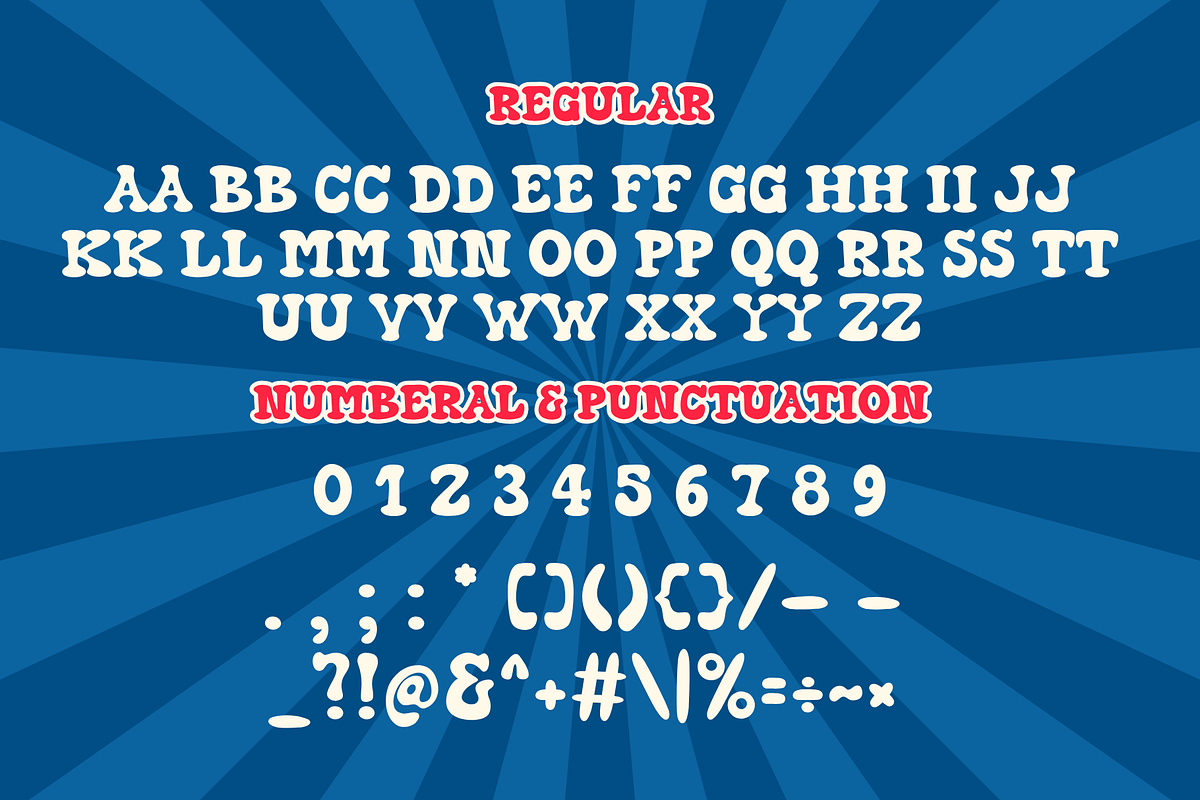 Statue of Liberty is Retro duo font, a Handwritten Font by Brown Cupple (Photo 7 of 9)