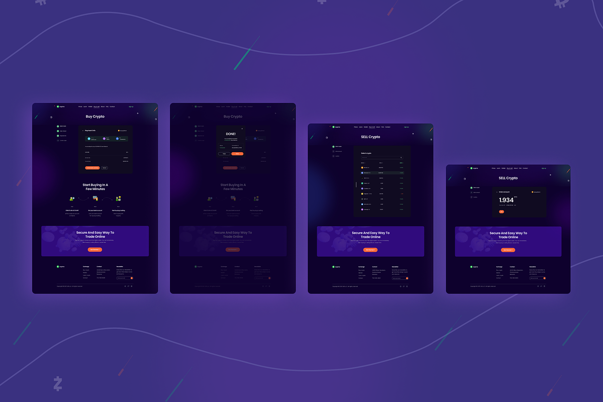Crypma - Cryptocurrency Website, an UI Kit Template by Pixency (Photo 6 of 7)