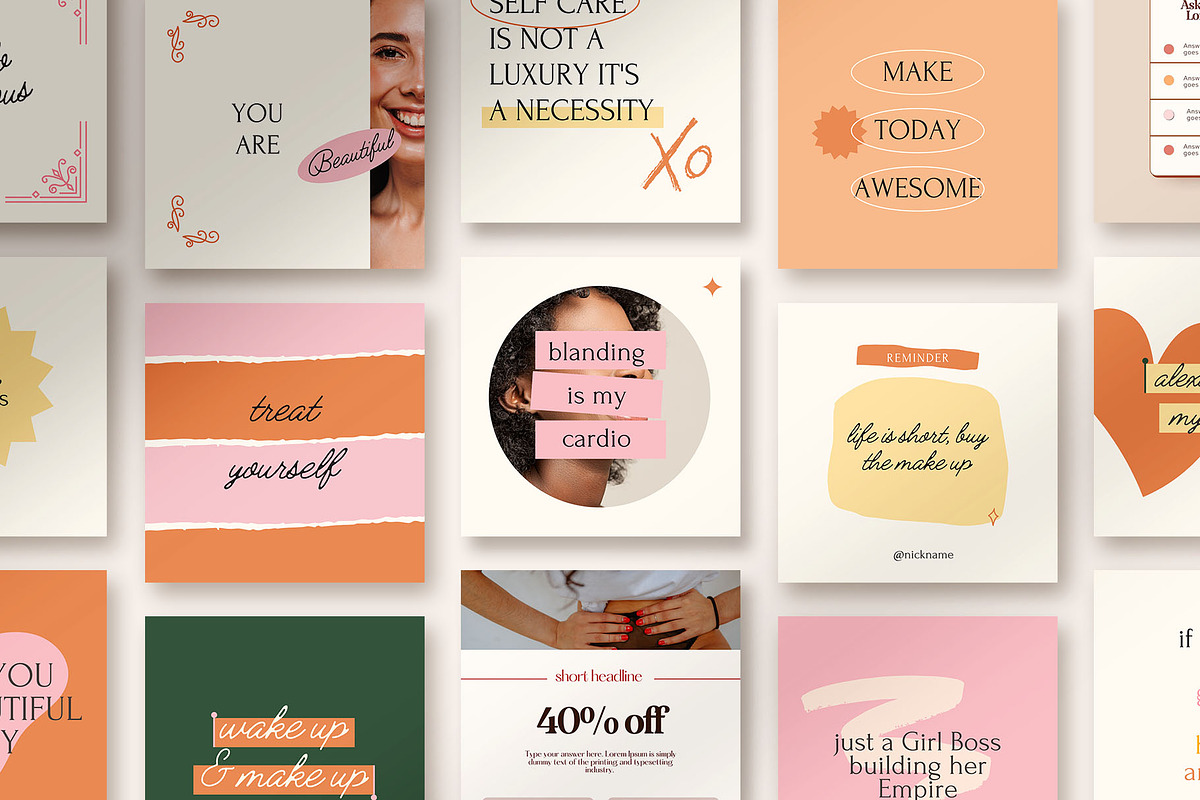 Lady Boss Inspiration Quotes, a Social Media Template by Kseniia_Design (Photo 6 of 10)
