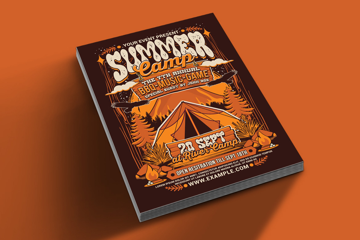 Summer Camp Flyer, a Flyer Template by Muhamad Iqbal hidayat (Photo 2 of 4)