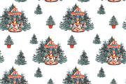 Christmas Market watercolor set, an Illustration by s.yanyeva (Thumbnail 7 of 8)