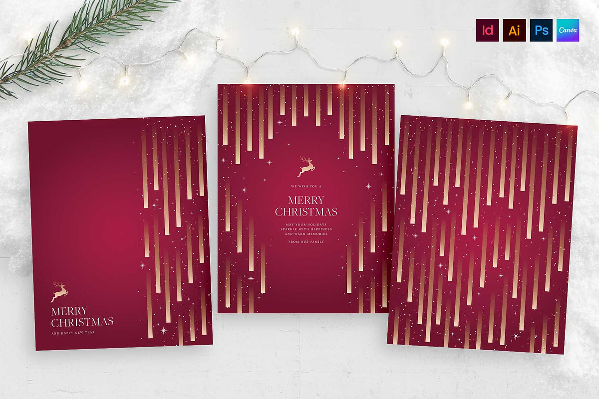 Modern Christmas Flyer Template preview 2