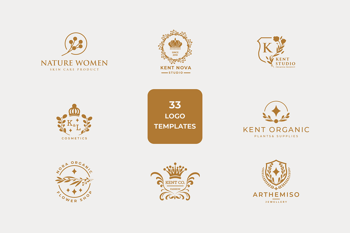 Elegant Feminine Botanical Branding, a Branding & Logo Template by Design_Planet (Photo 1 of 12)