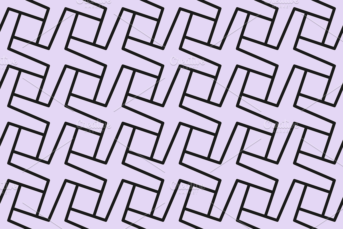 Seamless line pattern vectors, a Pattern Graphic by Neopat (Photo 6 of 9)