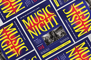 Music Night Flyer, a Flyer Template by Annora Studio (Thumbnail 3 of 5)