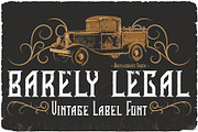 Barely Legal, a Font by VozzyStock (Thumbnail 3 of 8)