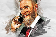 Fashion Sketch Photoshop Action, an Action Add-On by GorynArt (Thumbnail 7 of 24)