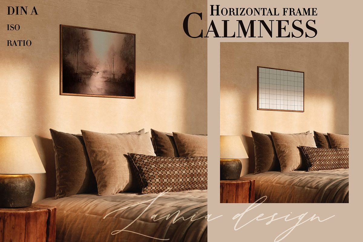 CALMNESS & Frame Mockups Horizontal, a Household Mockup by LAMIA DESIGN (Photo 10 of 13)