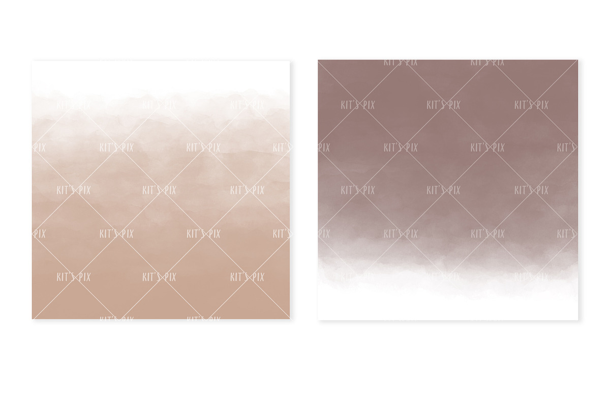 Brown Watercolor Backgrounds, a Texture Graphic by KitsPix (Photo 3 of 4)