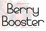 Berry Booster, a Sans Serif Font by InermediaSTUDIO (Thumbnail 1 of 8)