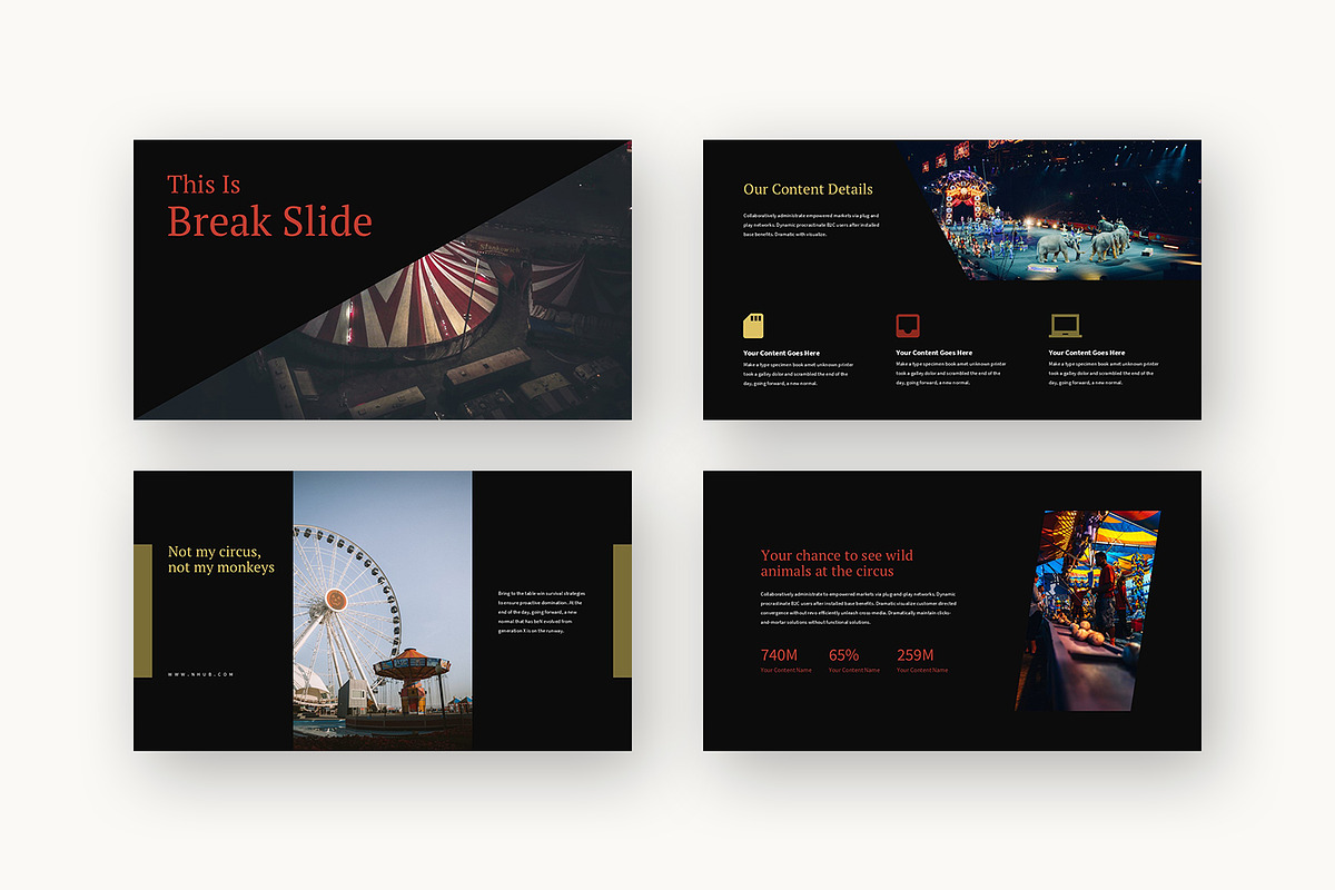 Nhub: Entertainment Bizz GoogleSlide, a Presentation Template by Punkl Camp (Photo 13 of 16)
