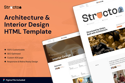 Structon, Architecture HTML Template, a HTML Template by TNCFlow