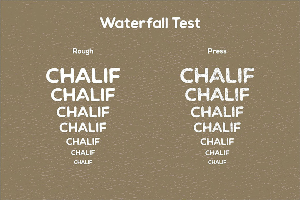 Chalif Typeface preview 5