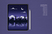 Procreate Cityscape Stamp Brushes, a Brush Add-On by MISTstudioDesign (Thumbnail 9 of 9)