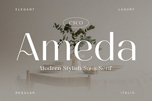 Ameda - Modern Stylish Sans Serif