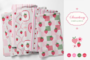 Strawberry Seamless Patterns, a Pattern Graphic by InaCorart (Thumbnail 1 of 7)