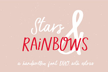 Stars and Rainbows Font Combo