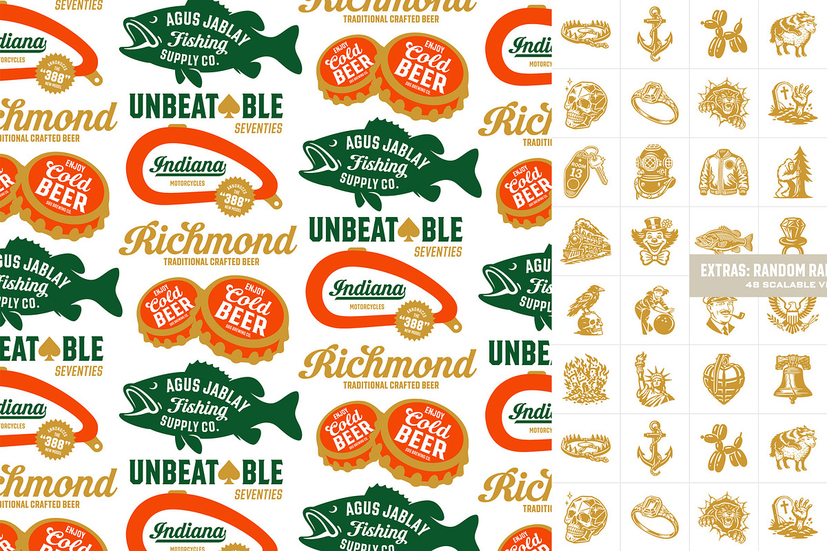 Phidias Font Collection, a Script Font by Spencer & Sons Co. (Photo 16 of 21)