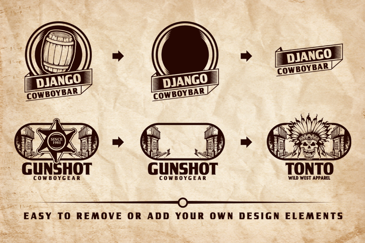 Django Wild West ( Western Badges ) preview 2