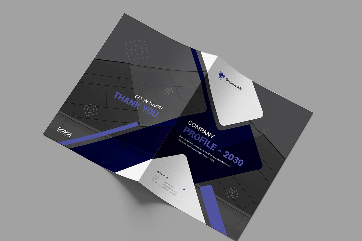 Company Profile Brochure Template, a Brochure Template by White Graphic (Photo 11 of 11)