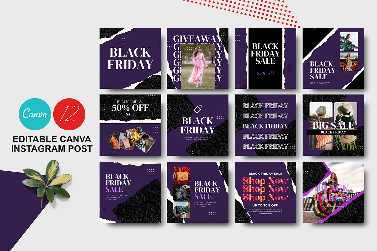 Canva Black Friday Template, a Stationery Template by Ultimate Template Shop (Photo 1 of 5)