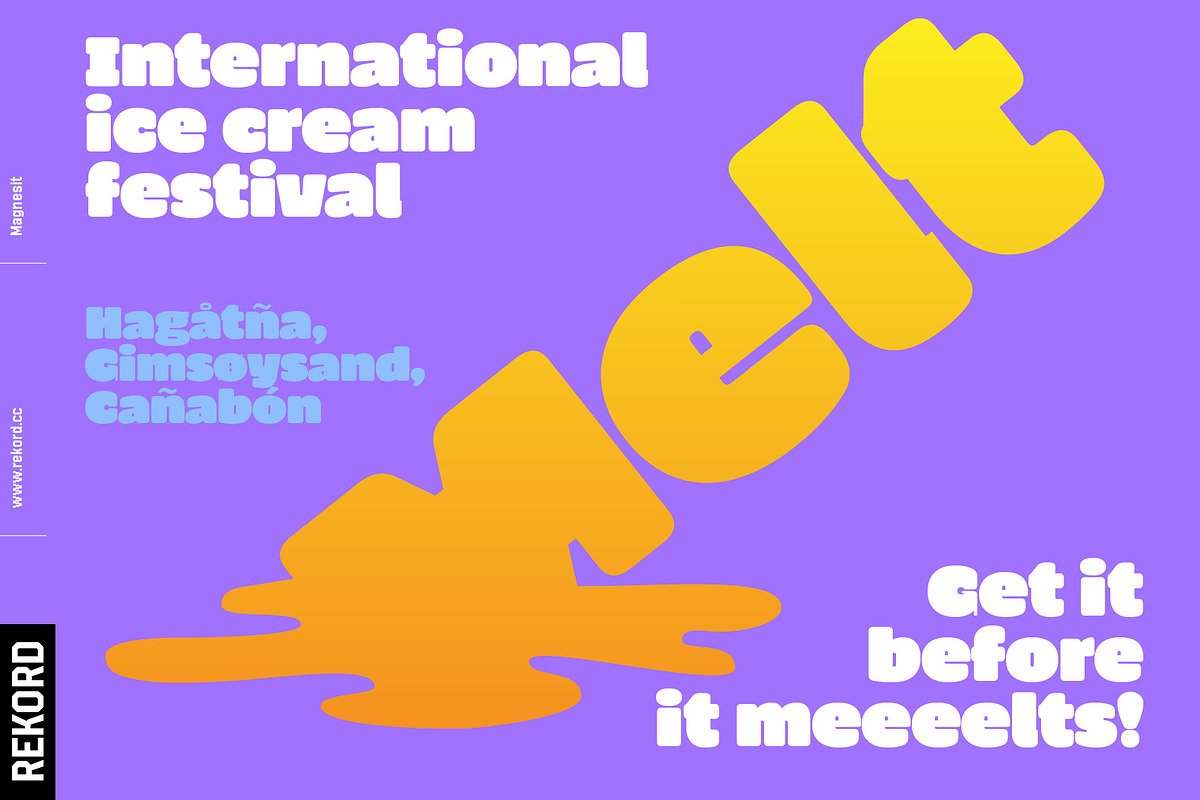 Magnesit: Ultra Bold Fonts, a Sans Serif Font by REKORD (Photo 4 of 14)