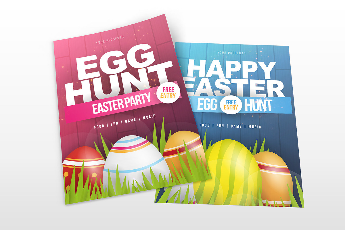 Easter Egg Hunt Banner, a Flyer Template by Leo Edition (Photo 3 of 4)