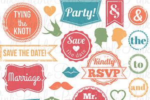 Vintage Wedding Stamps PS Brushes