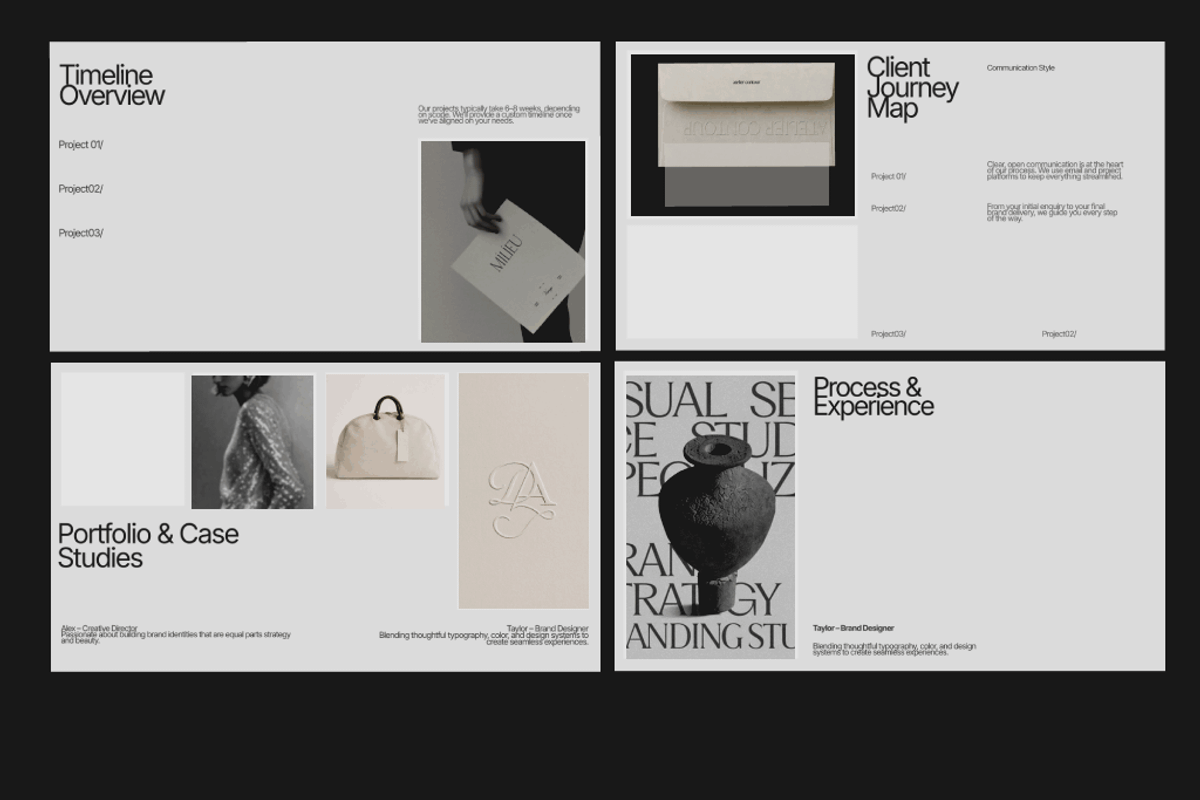 Client Journey Document Template, a Presentation Template by Atelier Contour (Photo 4 of 6)
