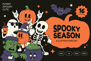 Spooky Season, a Seasonal Illustration by VectorBird (Thumbnail 1 of 5)