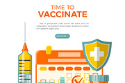 Vaccination Concepts with Syringe an, a Healthcare Illustration by TAlex (Thumbnail 5 of 6)