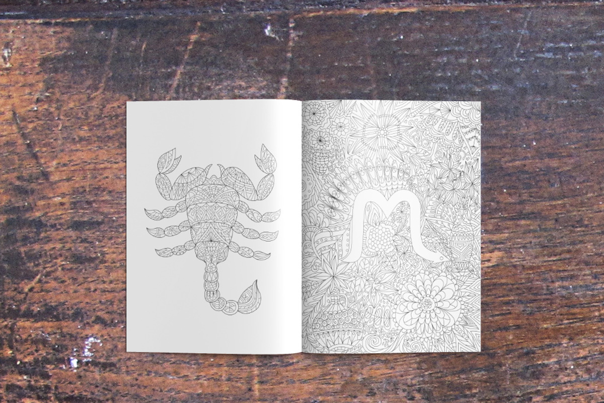 Zodiac Coloring Book, a Graphic by Lana Samokhina (Photo 12 of 15)