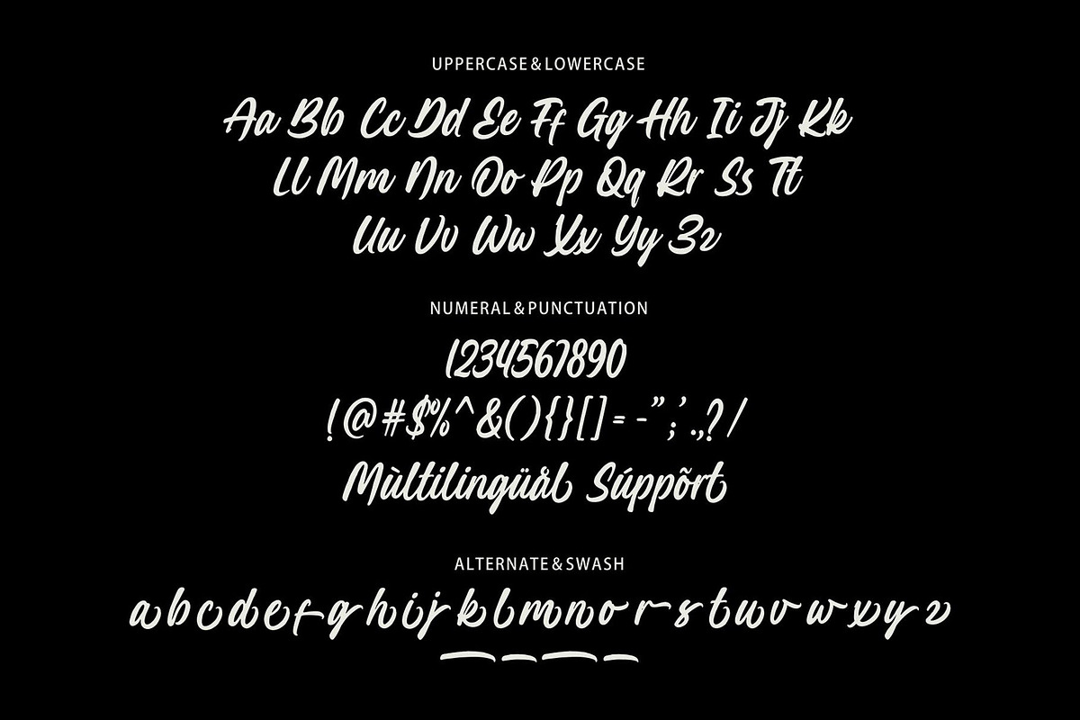Alchosti – A Handwritten Font, a Handwritten Font by HanzelSpace Studio (Photo 10 of 10)
