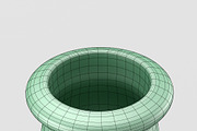Decorative vase with two handles., an Object 3D Model by CGTales (Thumbnail 11 of 11)