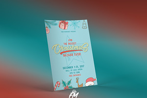 Christmas Bazaar PSD Flyer V4