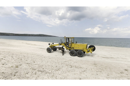 Bulldozer construction site. Shot, an Industrial Photo by Media Whale Stock