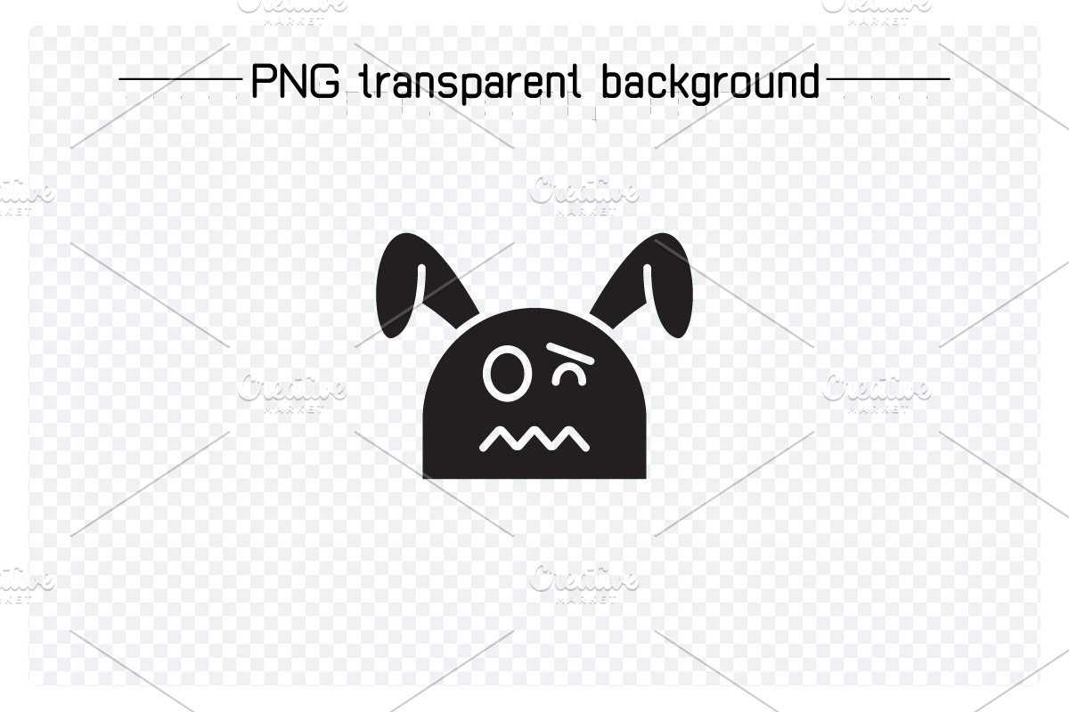 Annoyed Rabbit Emojis, an Animal Illustration by Designfour (Photo 2 of 7)