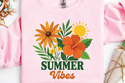 Summer Vibes Png, Floral Summer, a Work Illustration by DreamPrint404 (Thumbnail 4 of 6)