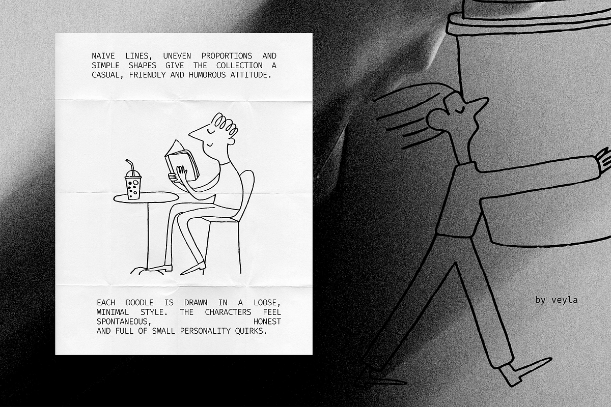 Naive Coffee Doodles, a Food Illustration by Veyla (Photo 15 of 16)