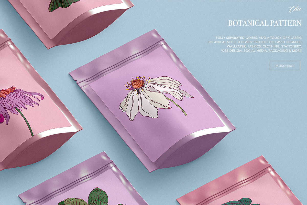 Enigma. Floral Pattern and Graphics, a Pattern Graphic by likorbut (Photo 11 of 11)