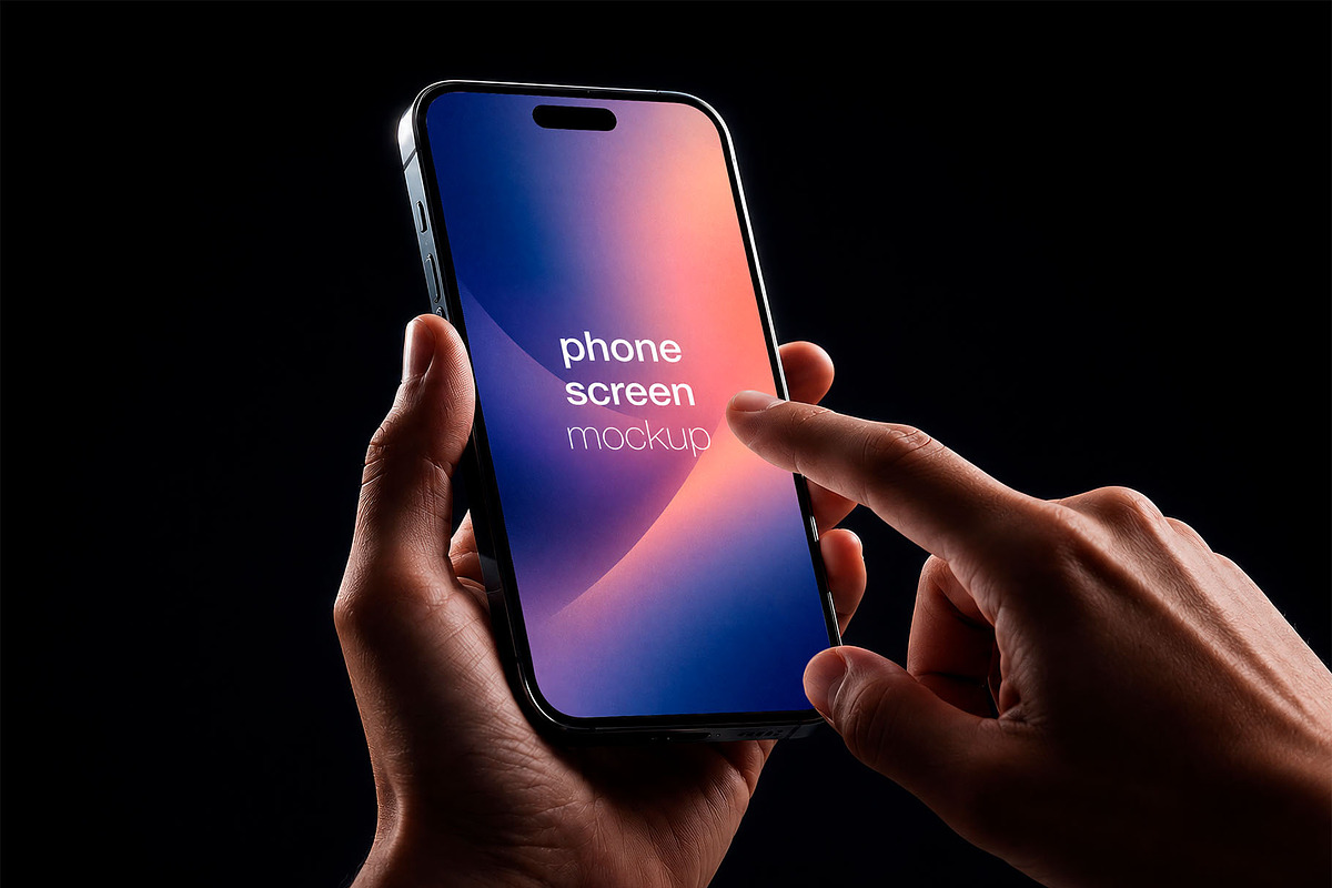 Phone Screen Mockups Pack, an Android Mockup by McLittle Stock (Photo 12 of 13)