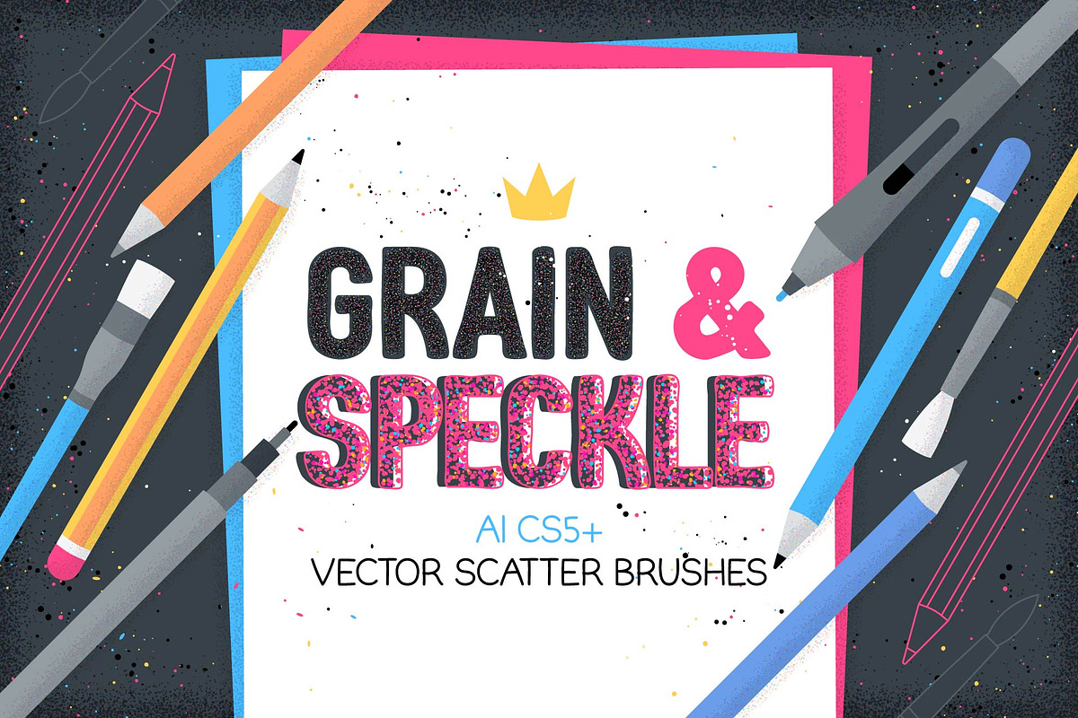Multicolor Grain & Speckle Brushes, a Brush Add-On by Side Project (Photo 1 of 7)