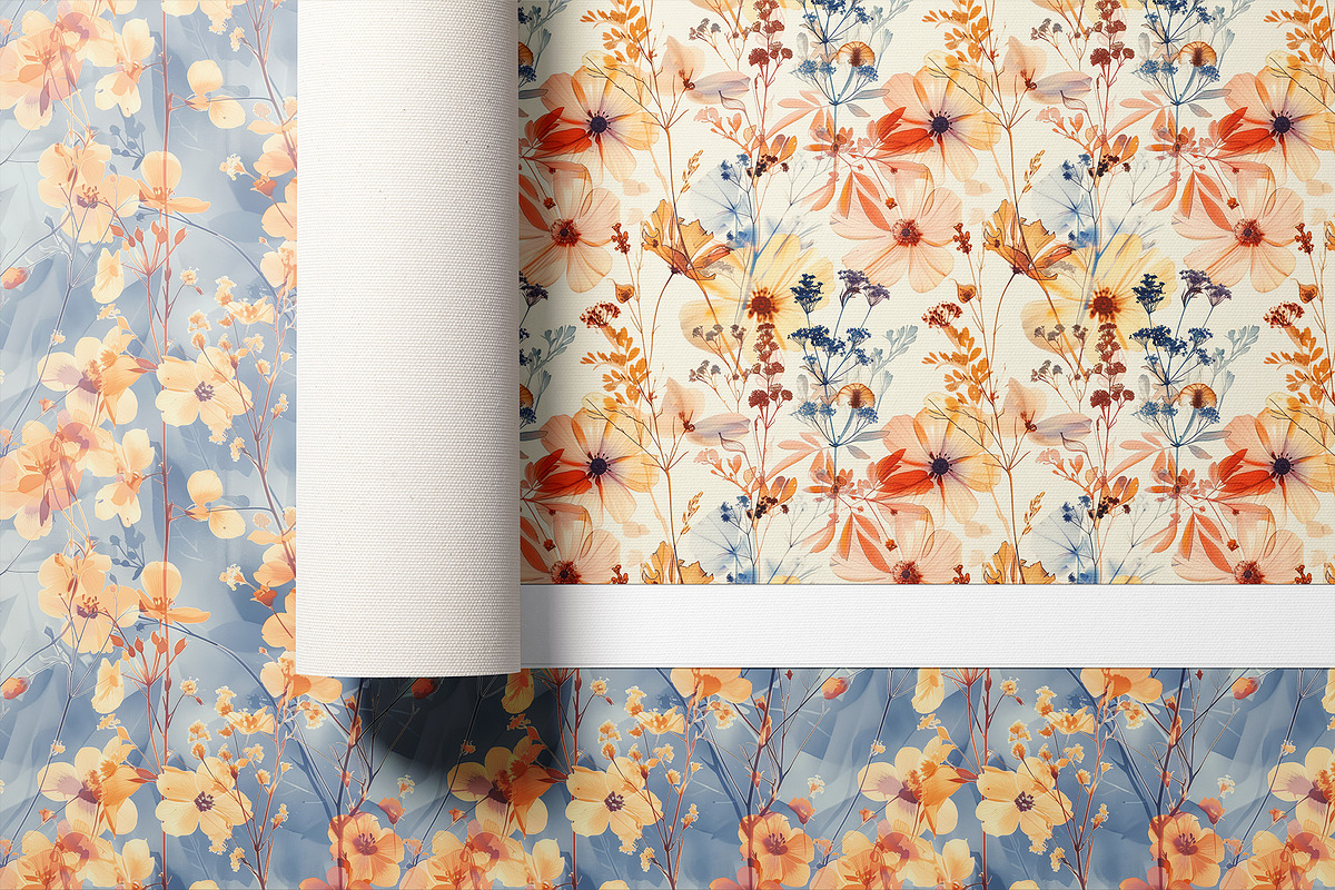 Wildflower Meadow Floral Patterns, a Pattern Graphic by Ninterints (Photo 15 of 19)