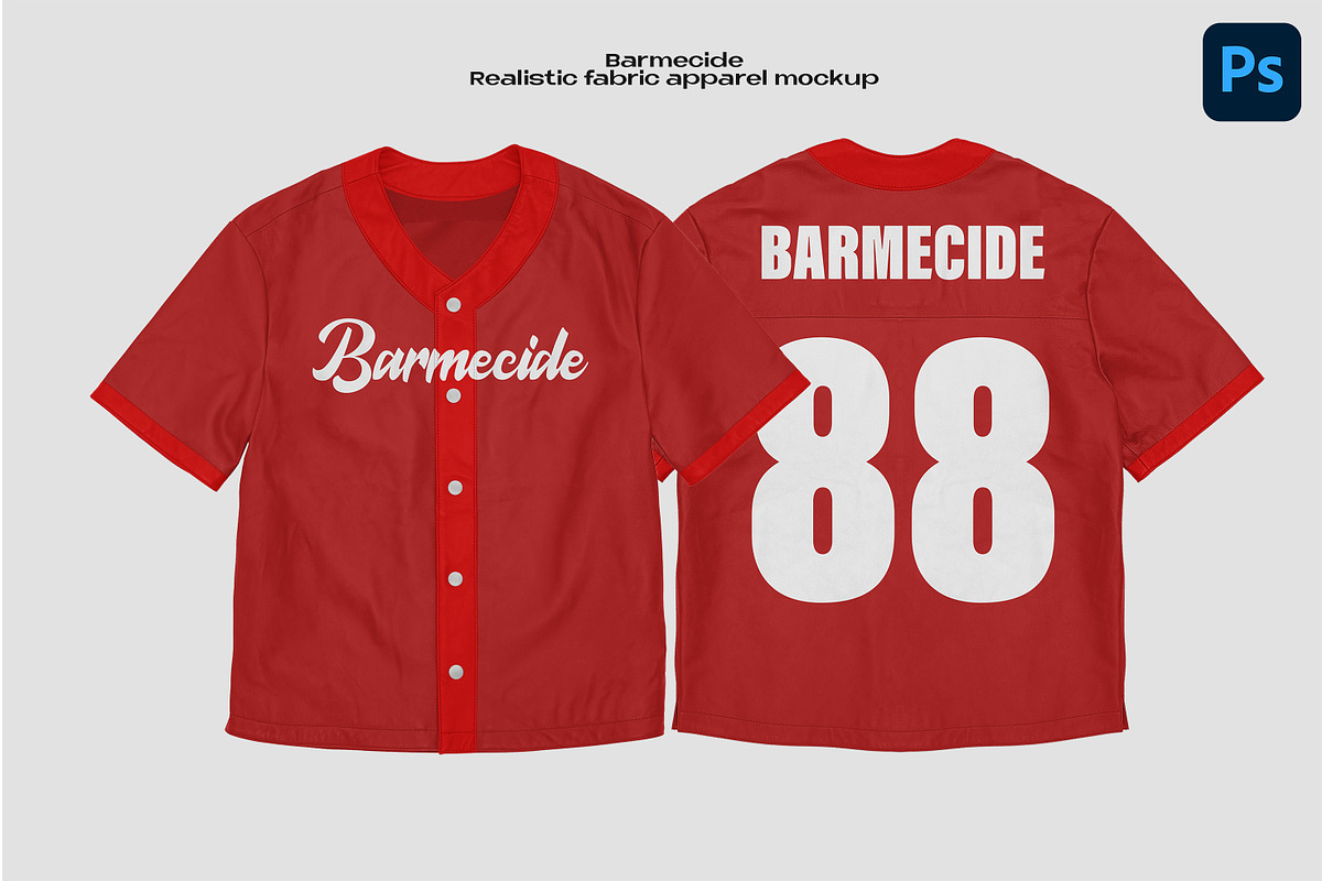 LEATHER JERSEY MOCKUP, an Apparel Mockup by Barmecide Mockup Studio (Photo 1 of 3)