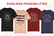 T-Shirt Merch Mockup, a Merchandise Mockup by Brent Galloway (Thumbnail 5 of 6)