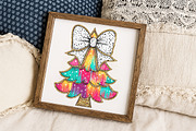 Colorful Coquette glitter Christmas, an Illustration by Libby Wishes (Thumbnail 6 of 6)