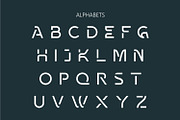 Dzruik Futuristic Logo Font, a Sans Serif Font by WhymoreArt (Thumbnail 9 of 10)