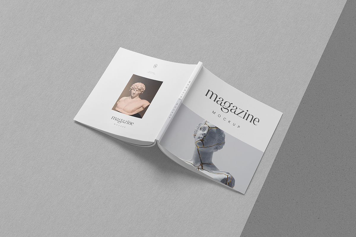 Square Magazine Mockup, a Product Mockup by ZippyPixels (Photo 5 of 6)