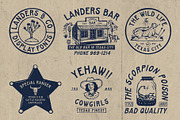 LANDERS DISPLAY TYPEFACE, a Font by Cmptrules (Thumbnail 4 of 6)