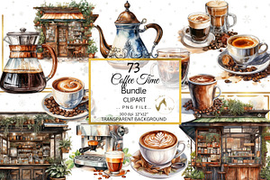 Coffee Clipart Bundle